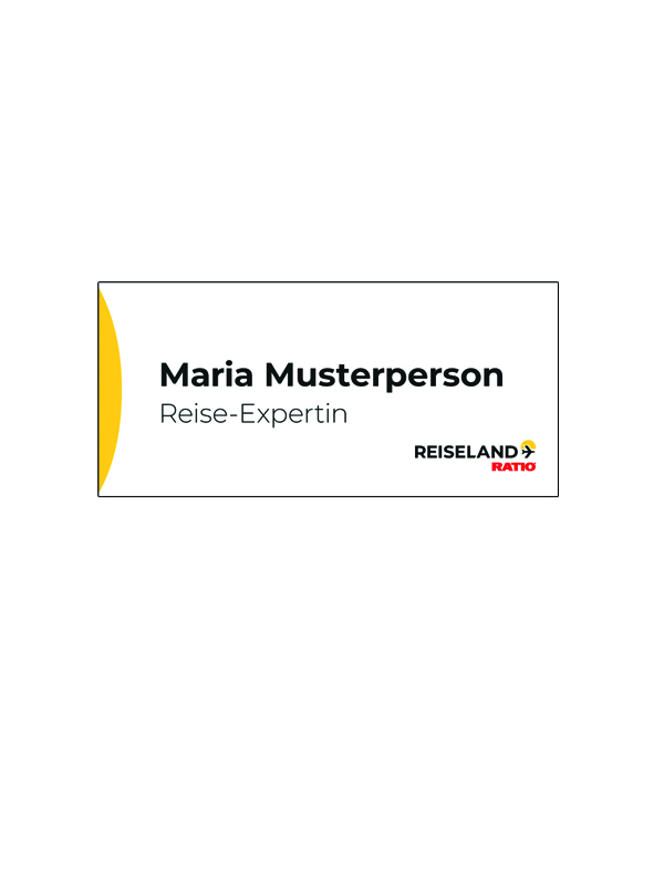 Magnetschild  + Pappeinleger Ratio